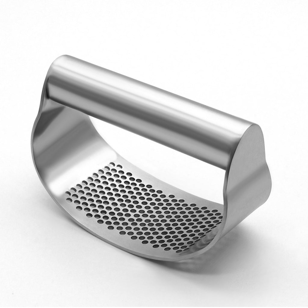 Stainless Steel Garlic Press - Multi-Purpose Kitchen Tool