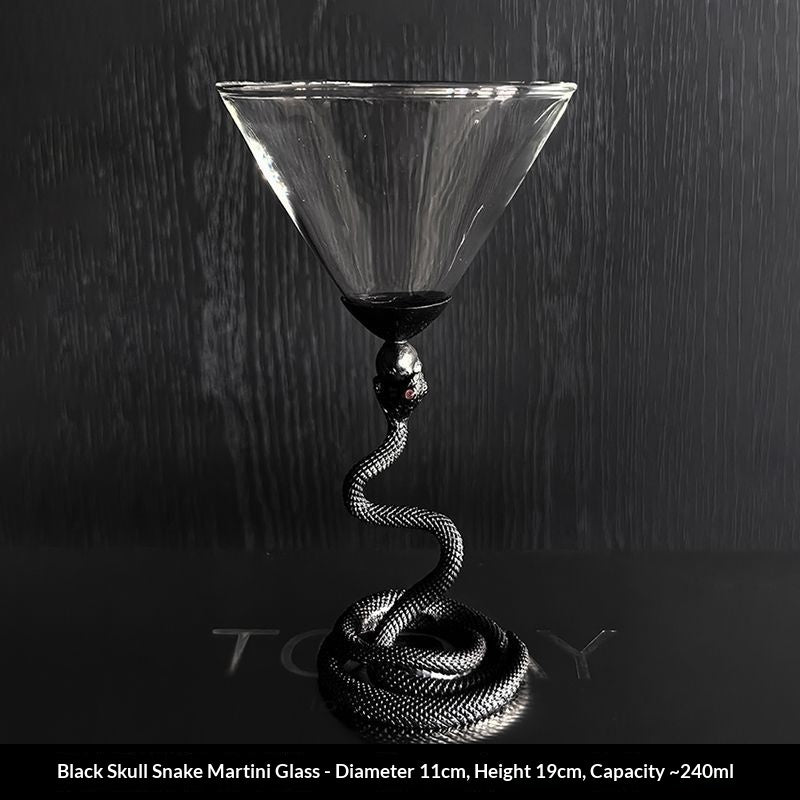 Light-luxury Snake Garden Series Champagne Glasses