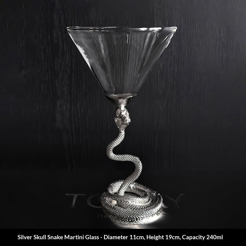 Light-luxury Snake Garden Series Champagne Glasses