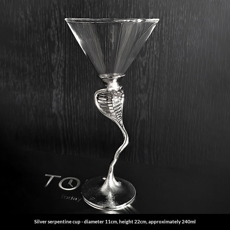 Light-luxury Snake Garden Series Champagne Glasses